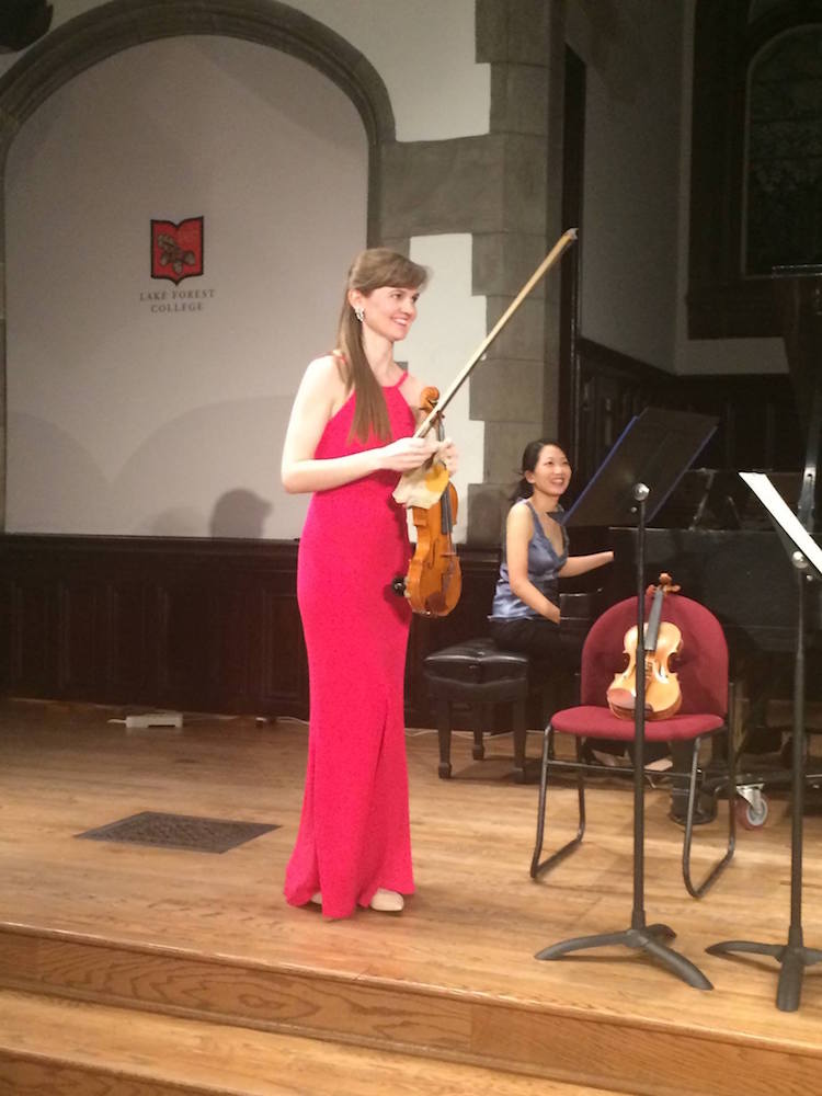 Kate Carter, Violin and Louise Chan, Piano , March 2016 Lake Forest College Faculty Recital