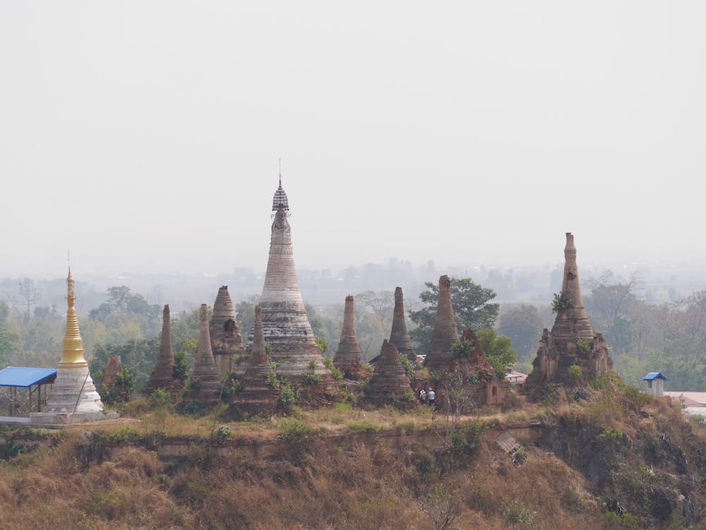 Inthein's many hamlets have clusters of pagodas in varying states of disrepair