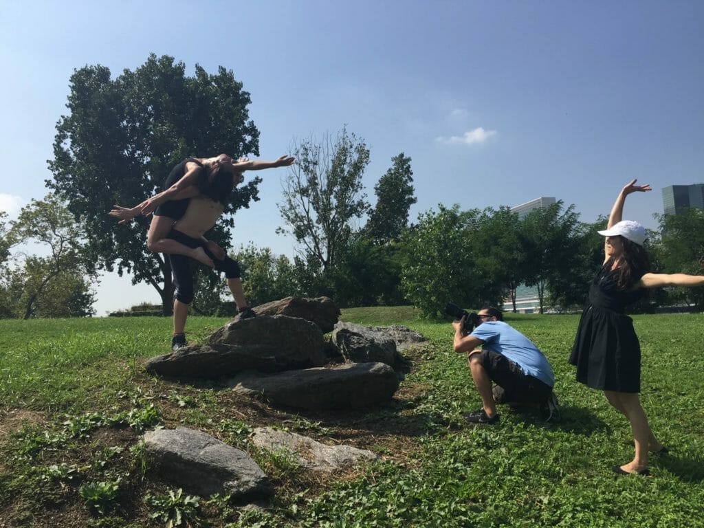 Choreographer Allison Plamandon