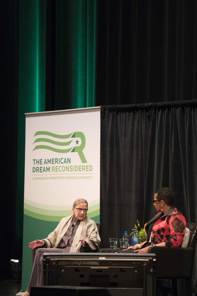 Roosevelt University presents THE AMERICAN DREAM RECONSIDERED: RUTH BADER GINSBURG