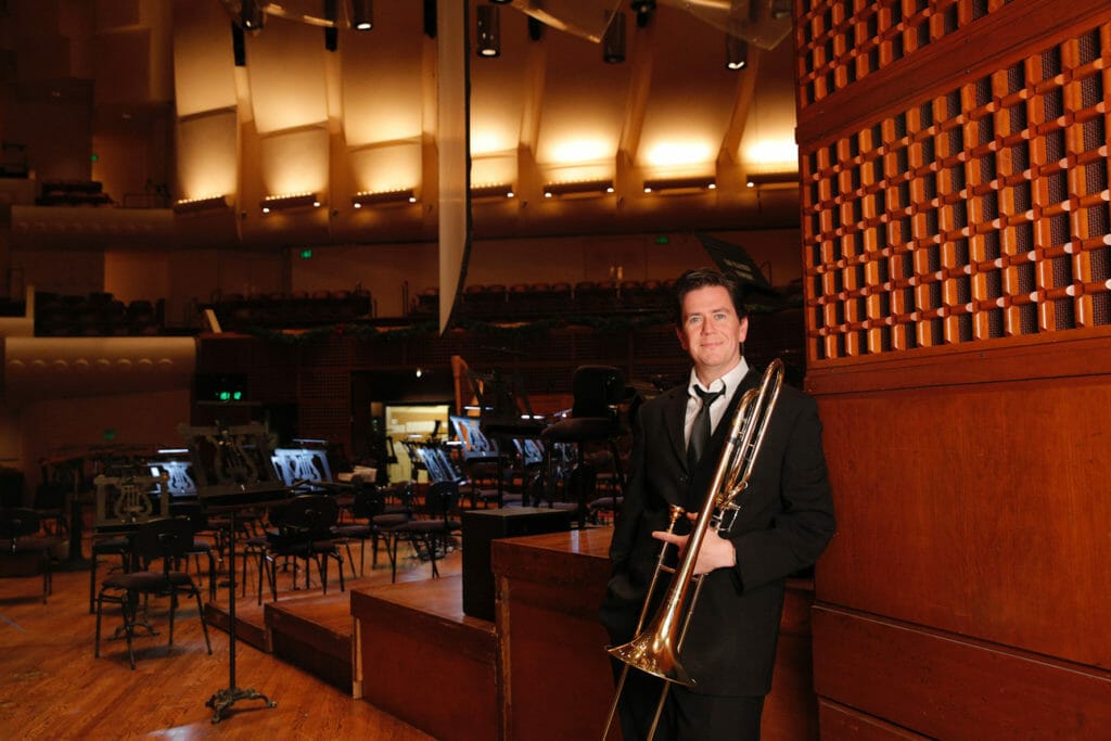 Park at Wrigley Presents THE LINE-UP, Tom Higgins, Principal Trombone for the San Francisco Symphony, co-curator of the The Line-Up