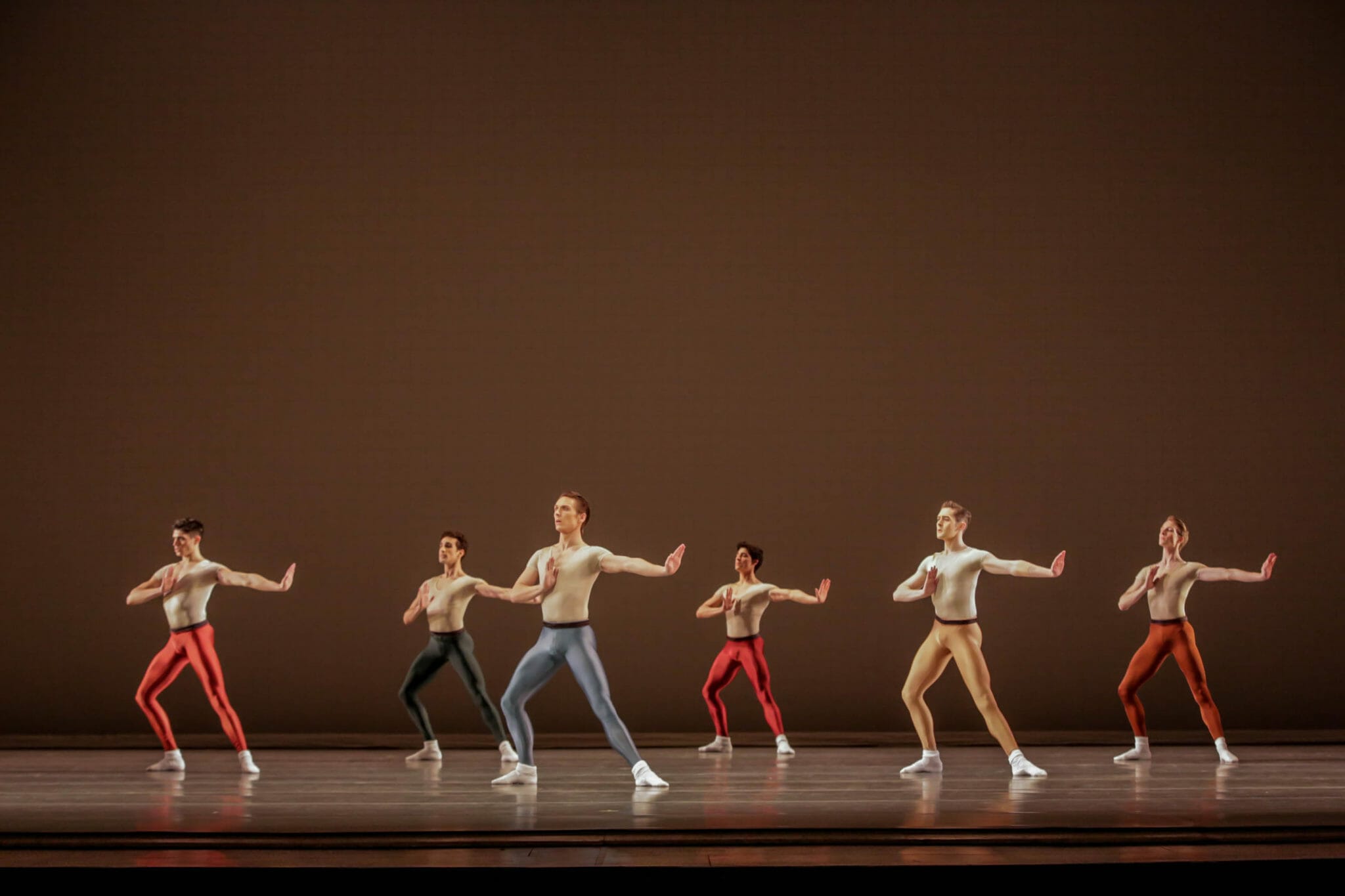 Glass Pieces performed by The Joffrey Ballet. Photo by Cheryl Mann