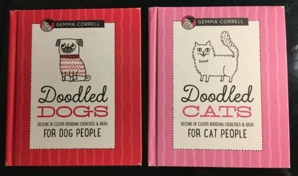 DOODLED DOGS and DOODLED CATS BOOK REVIEW