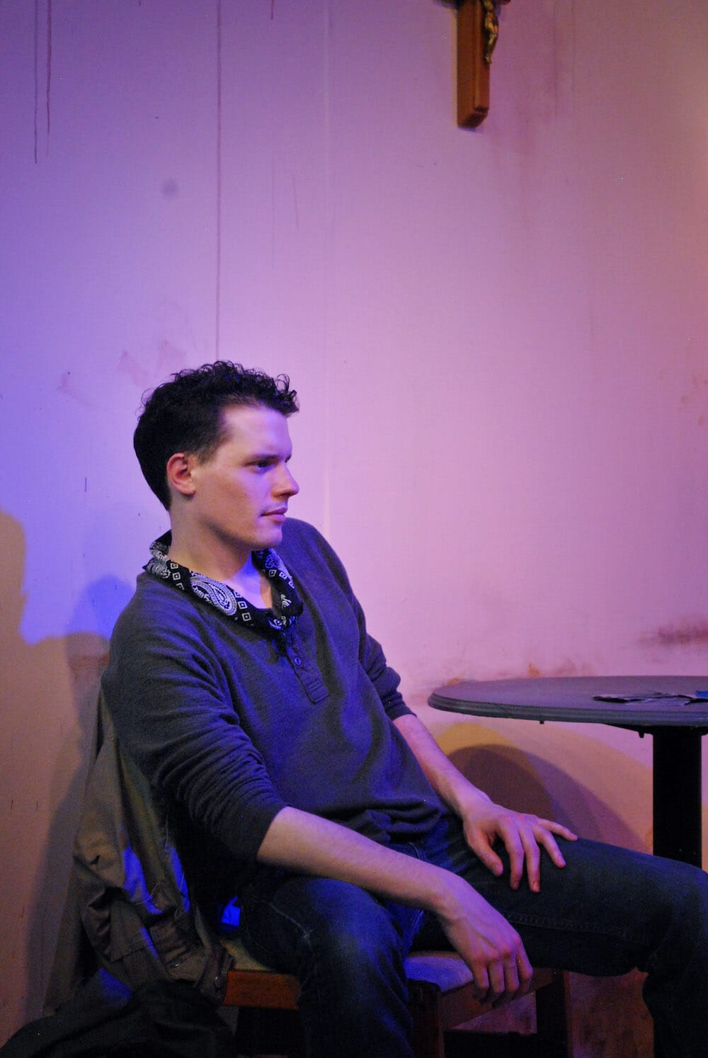 L to R: Cody Lucas (Luke) Agency Theater Collective TRES BANDIDOS