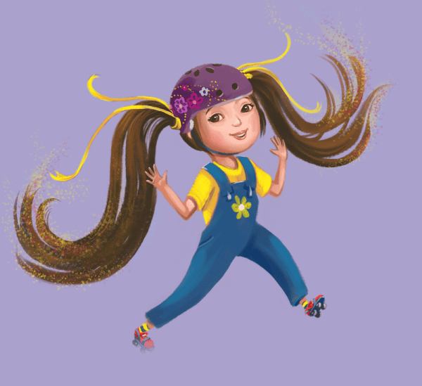 GIRL WITH THE MAGICAL PONYTAILS