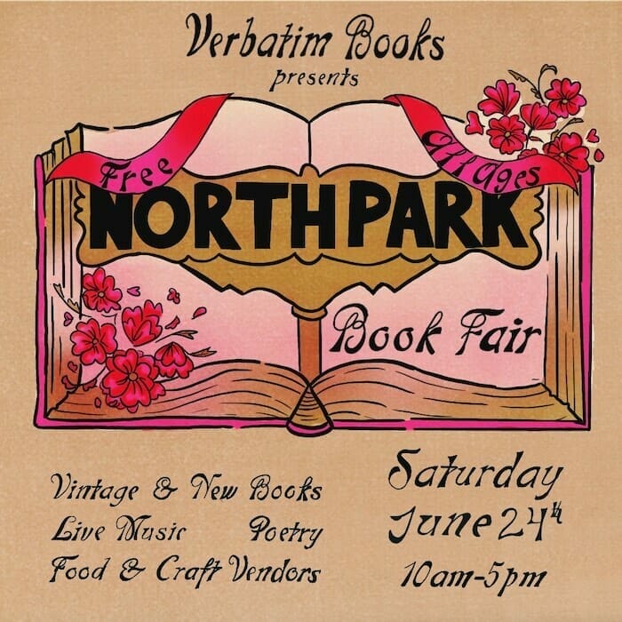 Verbatim Books NORTH PARK BOOK FAIR